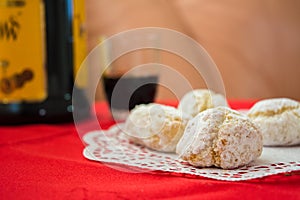 Group of Italian Traditional Biscuits with Flavour of San Marzano Elisir