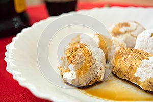 Group of Italian Traditional Biscuits with Flavour of San Marzano Elisir