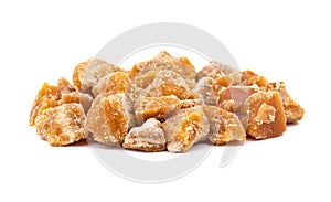 Group of Jaggery on White Background