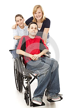 Skupina z jeden invalidní 