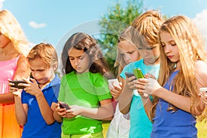 Group of kids sms