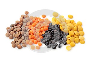 Group of lentils