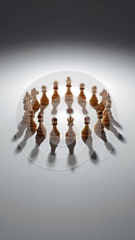 Chess Pieces in a Circle