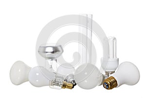 Group of Lights Bulbs