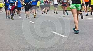 Group of Marathon Runners