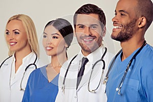 Group of medical doctors