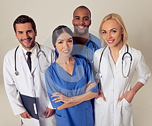 Group of medical doctors