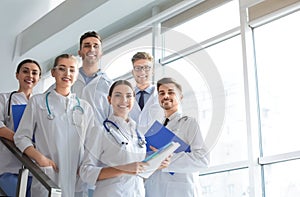 Group of medical doctors indoors