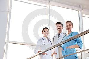 Group of medical doctors indoors