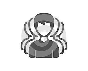 Group of Men icon. Teamwork sign. Vector
