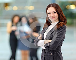 Group of merry students