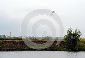 Group of the Mil Mi-28 is a Russian all-weather, day-night, military tandem, two-seat anti-armor attack helicopters