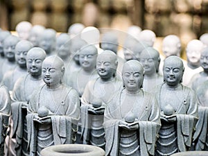 Group of monk statues