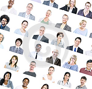 Group of Multiethnic Diverse Business People Concept