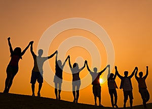 Group Multiethnic Diverse Colorful People Ethnic Concept