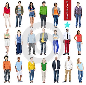 Group of Multiethnic People with Diverse Concept