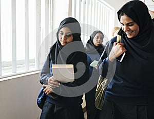 A group of Muslim students