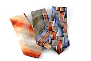 Group of neck ties