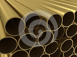The group of non-ferrous alloy tubing