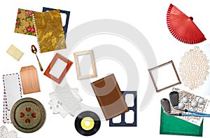 A group of objects. Concept of memories