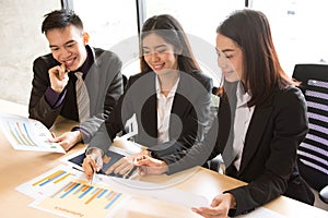 Group of office worker in meeting