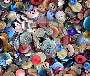 Group Of Old Buttons