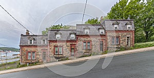 A Group of Old Town Houses in Newfoundland