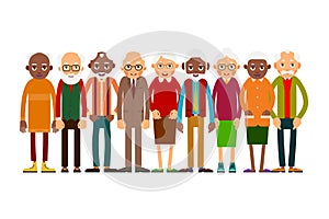 Group older people