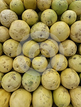 Group of passion fruits in Brazil