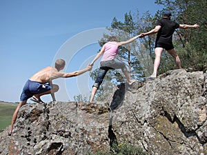 Gruppe von leuten 