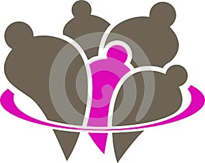 Group of people for education