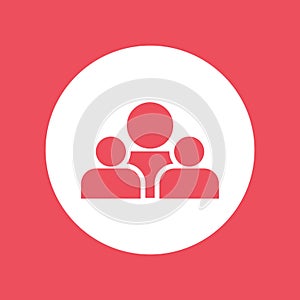 Group People Icon Vector Template Design Illustration