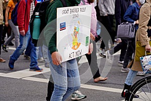 Group of people protesting in the streets of Hamburg, Germany for the Fridays for Future movement