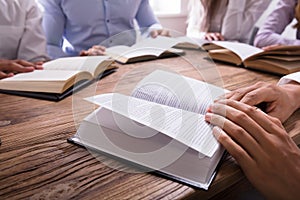 Group Of People Reading Bible