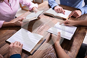 People Reading Bible photo