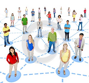 Group People Social Networking Concept