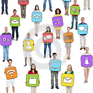 Group of People and Social Networking Concepts