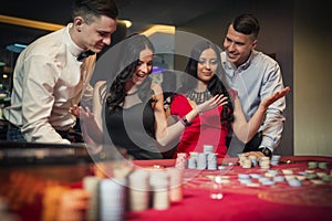 Group Playing Roulette