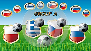 Group A - Poland, Greece, Russia, Czech Republic.