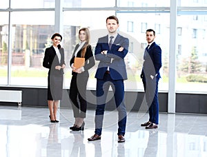 Group portrait of a professional business team