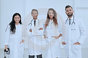 Group of practitioners of the medical center