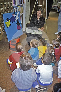 Group of pre-schoolers with teacher