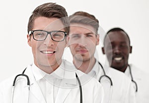 Group of professional physicians