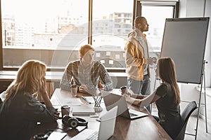 Group of professionals developing enterprise strategy