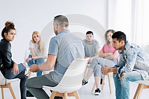 Group psychotherapy for teenagers