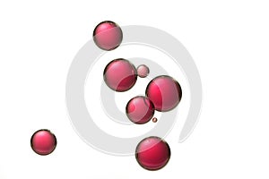 Red air bubbles
