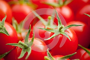 Group of red cherry tomato
