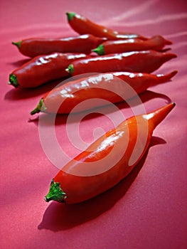 Group of red chilly peppers, Rio