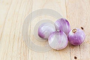 Group of red onion.