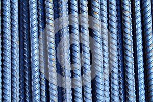 Group of ribbed reinforcement bars